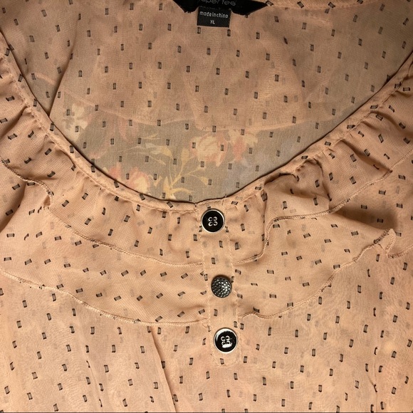 Sheer Ruffle Blouse - Picture 2 of 5